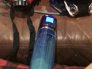 Working out a huge cock