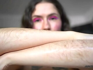 Seductive Spit Play with Hairy Arm Allure CUSTOM