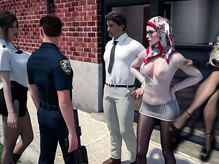 Prison Guard - (ep 16) Gamer girl in See Through Bra