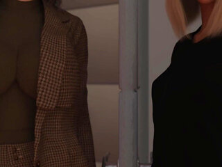 University Days by Greebo - Black Lady Giving Head on the Public Bathroom 17