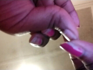 Trying to rid of the nail polish on my nails but failing first part?