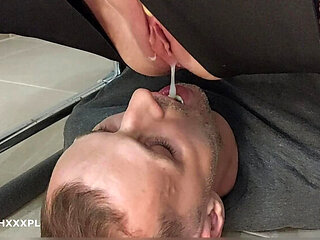 Polish Wife Cuckold Creampie Cleanup and Piss Drinking - RalphXXXpl