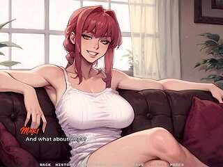 Game girl, visual novel, anime hentai