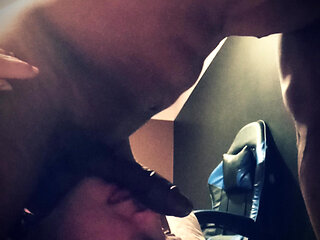 Throat Goat Gagging on Her Black King