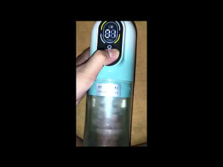 Masturbation Using An Blowjob Machine With Amazing Rotation