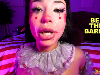 Clown Town Ep.5: Cutie Beca Barbie is a Sperm Crazy Whore