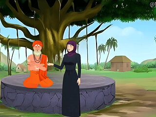 New Desi Pandit And Hijabi Ladki Sexy Video