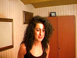 From Tuscany a beautiful brunette girl hot and excited by
