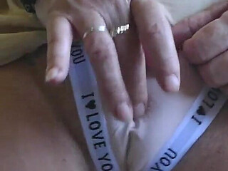 Fingering Over My Panties & Masturbating with Tits Out & Ass Spreading in Doggy