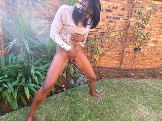 Combo of Tattooed Desi Pissing Indoors and Outdoors