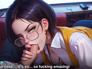 Blow Job from The Secretary : Horny Villa PT 2