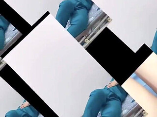 A Charming Nurse Is Having Passionate Sex with Her Male Colleague.