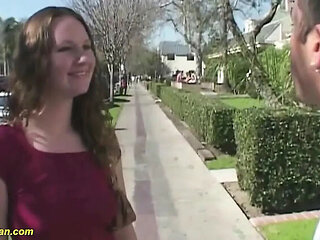 Curvy Teen First Time Fucked in Van - Shy 19 Year Old BangBus