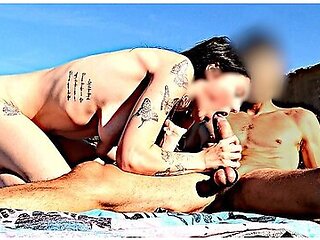 Bitch On The Beach: Hard Dick Exposed To A Slut That Doesnt Resist