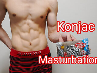 Konjac Masturbation Japanese Guy !! I am Hukkinkun !!