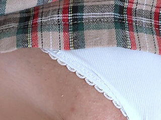 Teacher Puts on Condom but She Wants Dick Without