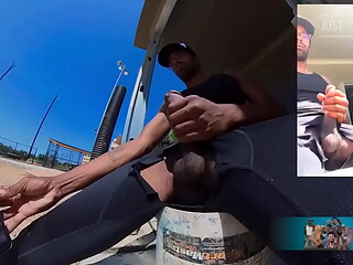 Construction site jerkoff