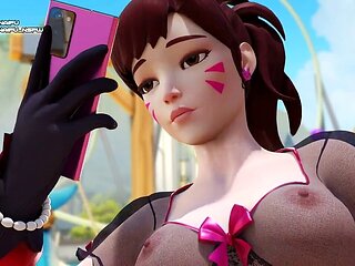 Cum on tits, cartoon fantasy, only pussy