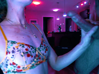 Blonde Model Gets Oiled up and Railed