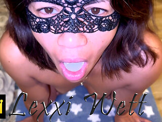 Pinay Slut Gags on Thick Bwc & Swallows Huge Load - Lexxi Wett