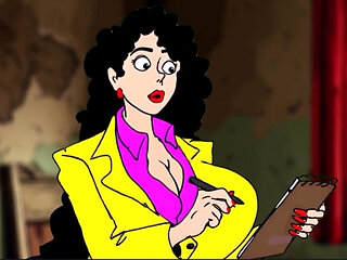 Fucked a Reporter's Slut in a Dirty Apartment, Porn Cartoon