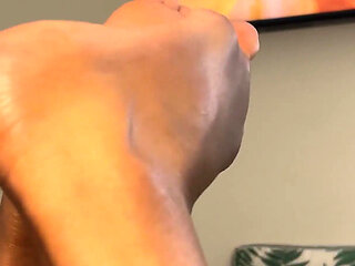 MILF Feet While Talking on the Phone