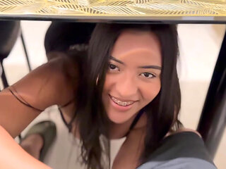 I deeply fucked her naughty Latina pussy before cumming onto her face