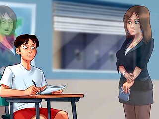 Steamy session with my French professor in summertime saga gameplay
