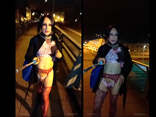 Sissy Taniax -Slut walks part 1
