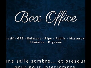 Box Office - Gentle blowjob public GFE french firty talk