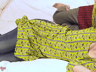Cute Indian Stepsis romance, chudai long sex after orgasm with Hindi audio