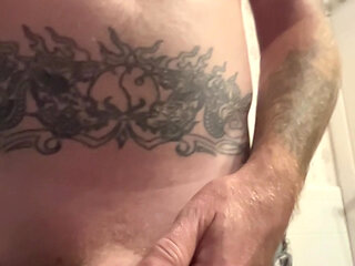 Hard cock piss