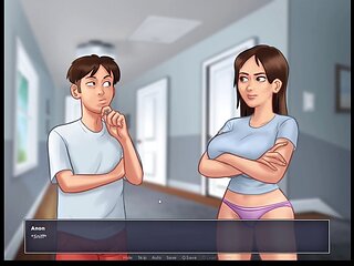 Voyeuristic summer escapade with public fun and some solo action