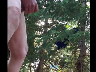 Me Cumming In The Woods 070125 1