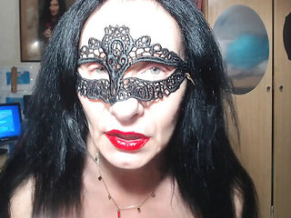 Close Up Blowjob Camera POV - Italian MILF Brunette Dirty Talk