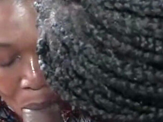 2 BBC Sluts Sucking the Cum Out