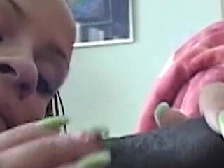 Kind Vanessa Gently Soothes the Aggravated BBC the Best She Can with Her Sweet Blowjob