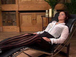 Sexy Brunette Jenny Baby Gets Hard Anal Reaming And Facial From Therapist