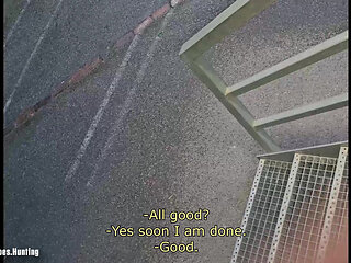 Heterosexual Gardener gets his big cock sucked by a gay guy for the first time - gay for pay