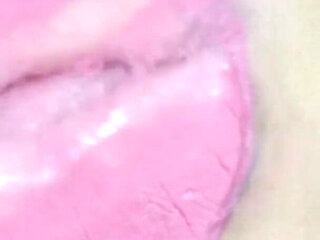 Pink Foxx Giving Kisses