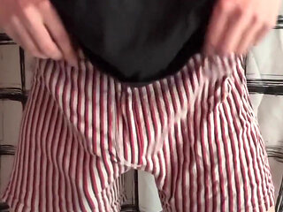 Huge Cock in Panties