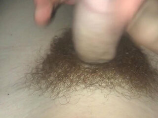 Big boy gets satisfied and massaged and a lot squirts out