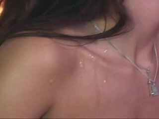Horny Slut Sucks Multiple Cocks and Gets Covered in Thick Cumshots