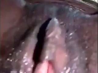 POV Squirt with African Slut Nikkie