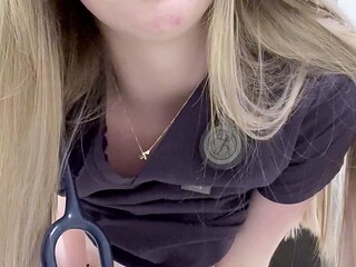 Amateur Blonde Teen Intense Masturbation HD