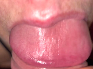 Close up and sucking