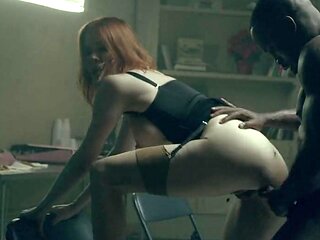 Maitland Ward gets her pussy pounded by Pressure in lingerie