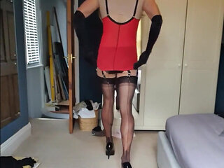 Teasing away in my new lingerie, is it making you hot looking at me?