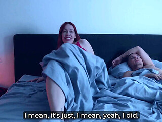 Stepmom Shares Bed With Step Son For Risky Spooning Sex - Hot Taboo Fuck
