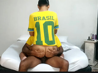 Neighbors Watch the World Cup and Decide to Have Sex While Their Wives Are Not Home - Part 1